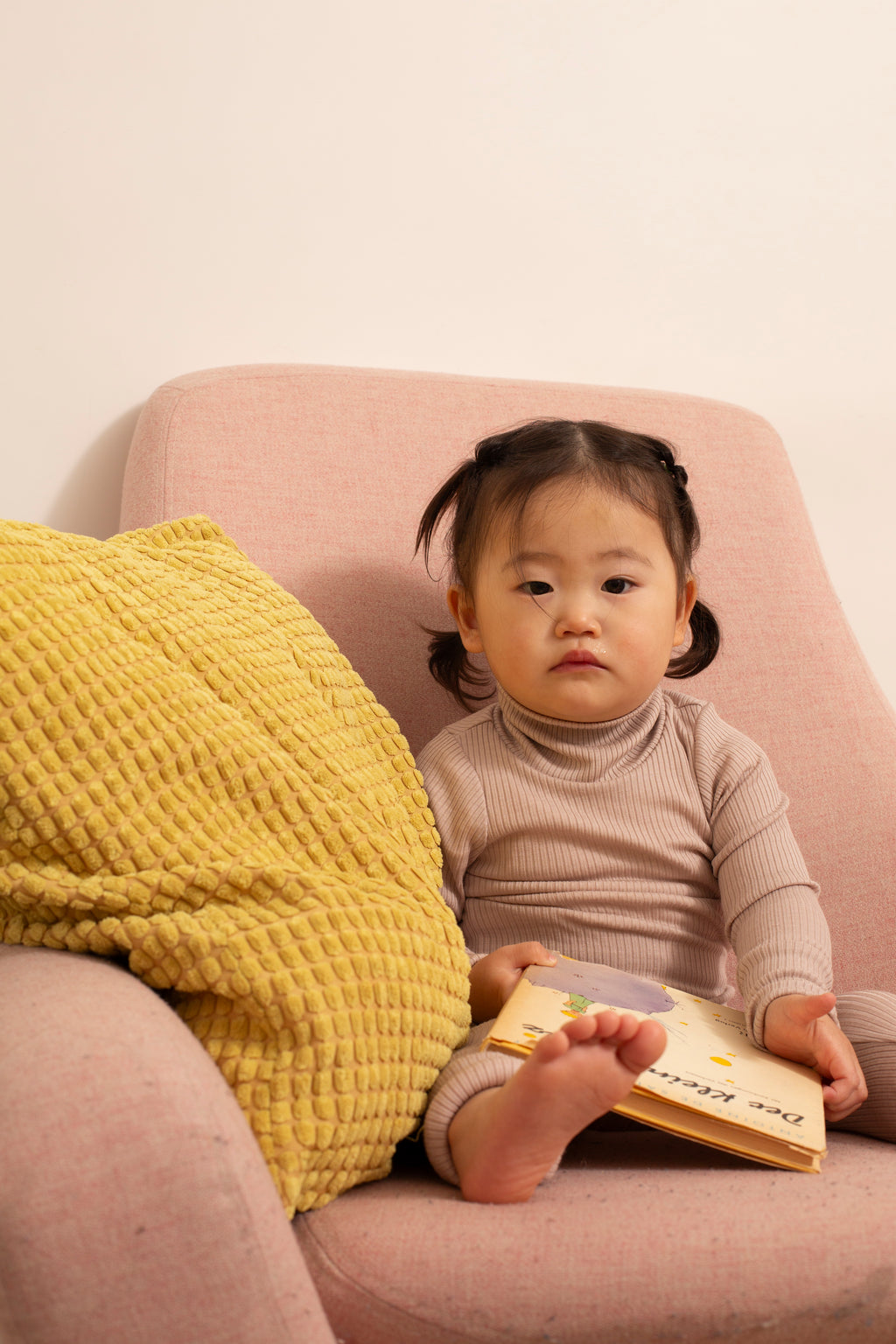 Wolle & Seide Rollkragenshirt – Toffee