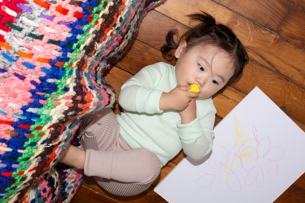 Wolle & Seide Rollkragenshirt – Lime