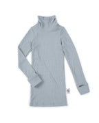 Wolle Seide Shirt mit Rollkragen