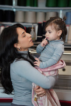 Wolle & Seide Rollkragenshirt - Clay