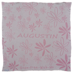 KALUMI x LILIMOON - Personalisierte Babydecke - Rosa/Creme