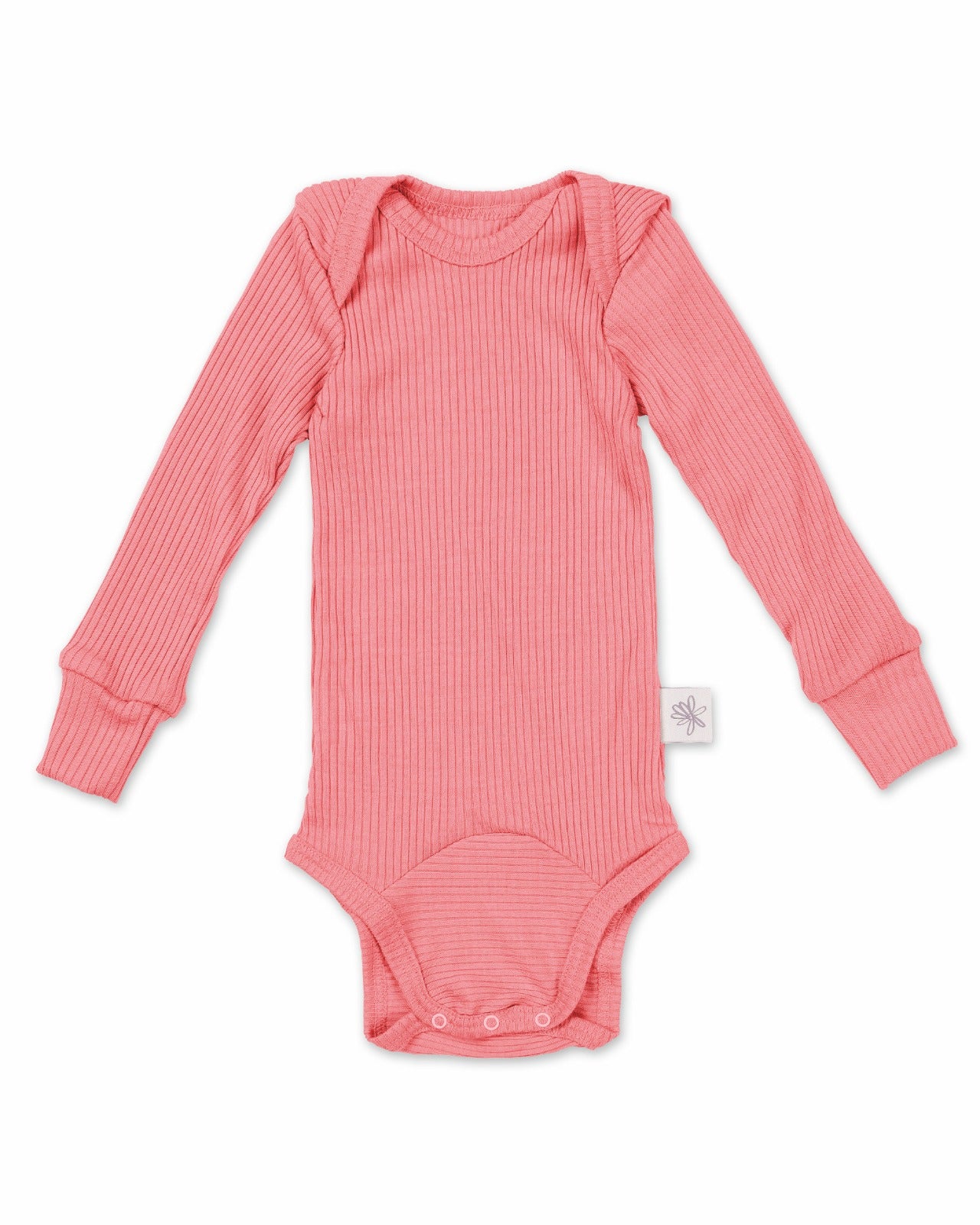 Wolle & Seide Langarmbody - Pink-A-Boo