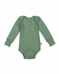 PIMA Cotton Long Sleeve Bodysuit - Sage